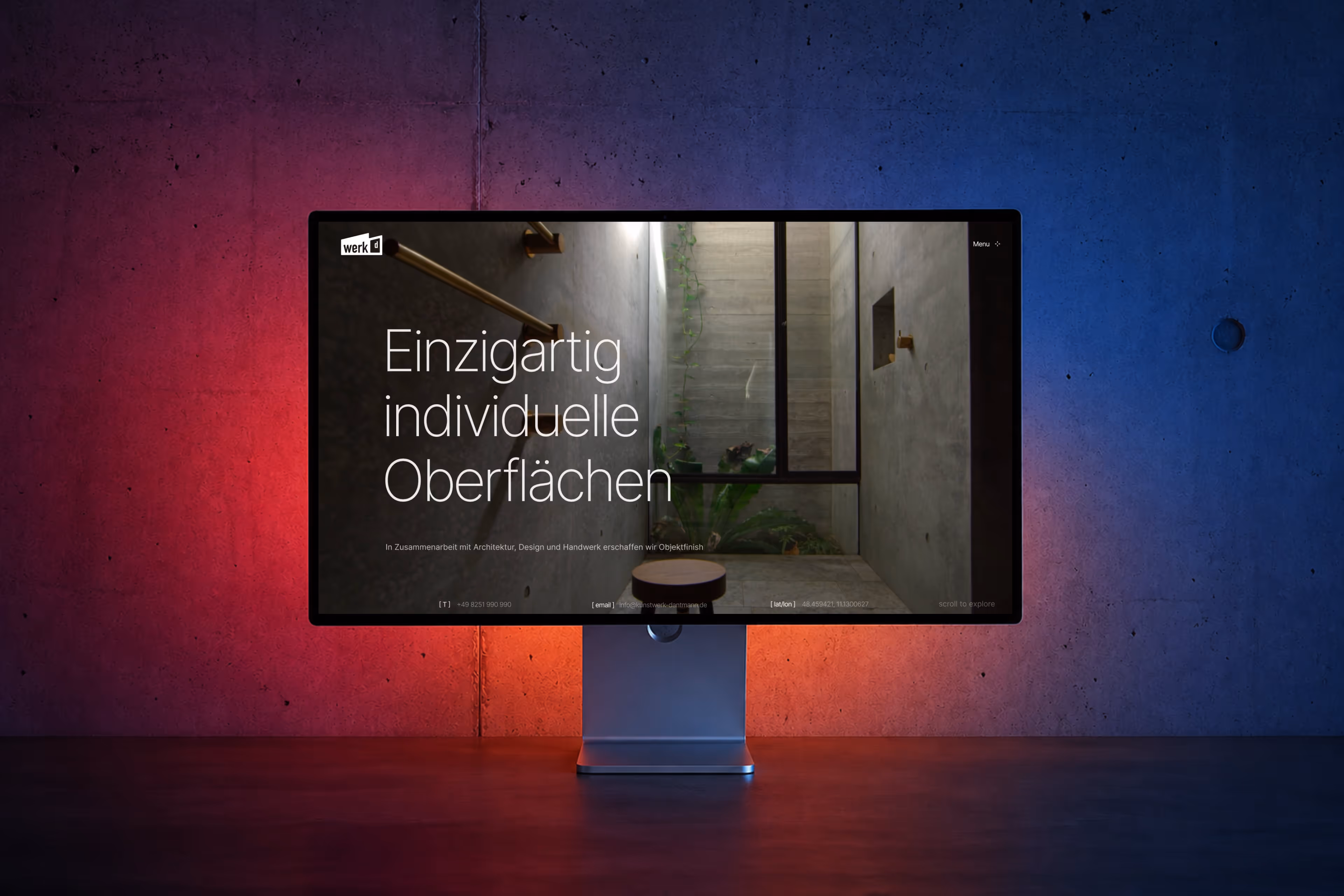 werk d Website Preview